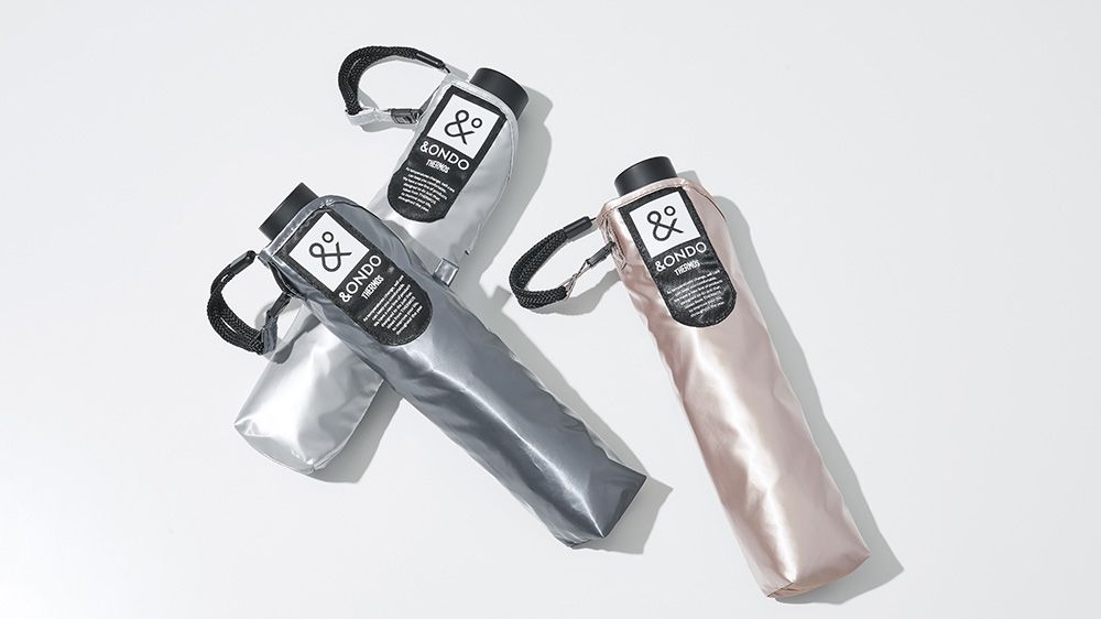 THERMOS COOL遮熱日傘 シルバー SG-C602F 日差しによる温度上昇を抑える高機能日傘 「＆ONDO COOL遮熱 日傘（SG