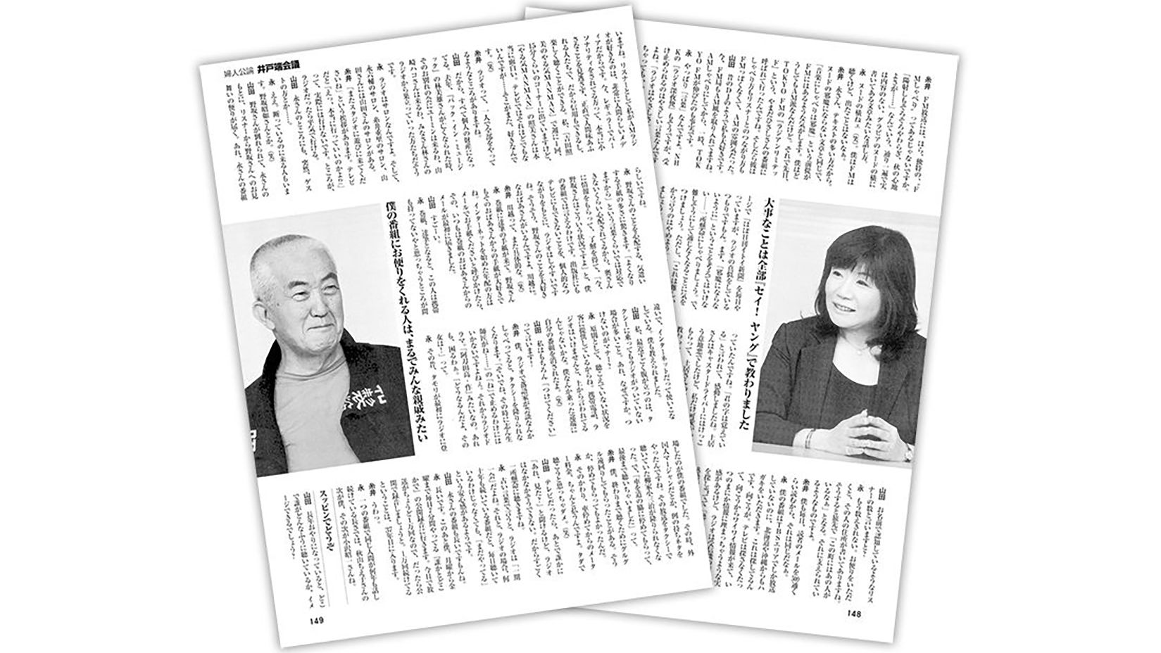 活動歴および当時の関連ビジュアル記録