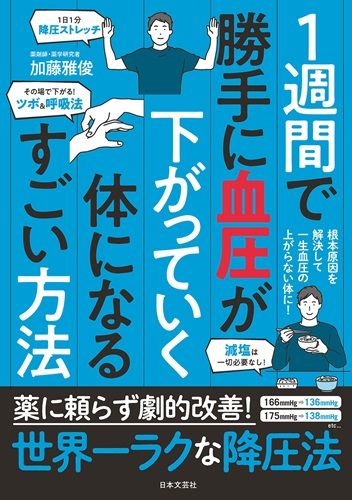 1週間で勝手に血圧が下がっていく体になるすごい方法: 薬に頼らず劇的改善!世界一ラクな降圧法