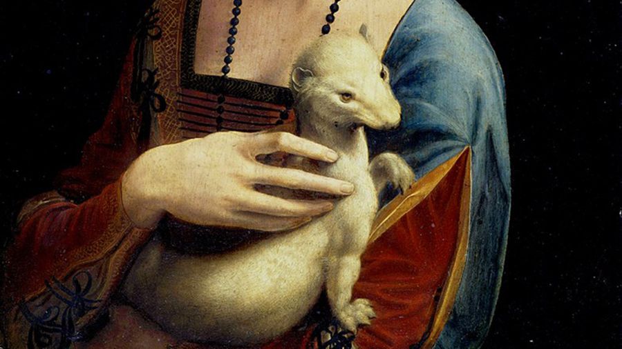 西洋絵画のお約束】白テンを抱く女性は貞潔の徳の主。対してクロテンは