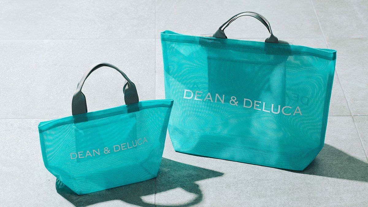 DEAN & DELUCA 今年の夏バッグ限定カラーは爽やかなターコイズブルー 