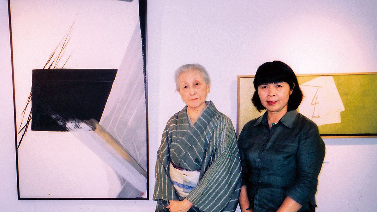 2ページ目）107歳まで生きた美術家・篠田桃紅さんの作品館を開館